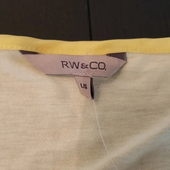 RW&CO Satin Trim and Back Tank Top - Picture 7 of 7